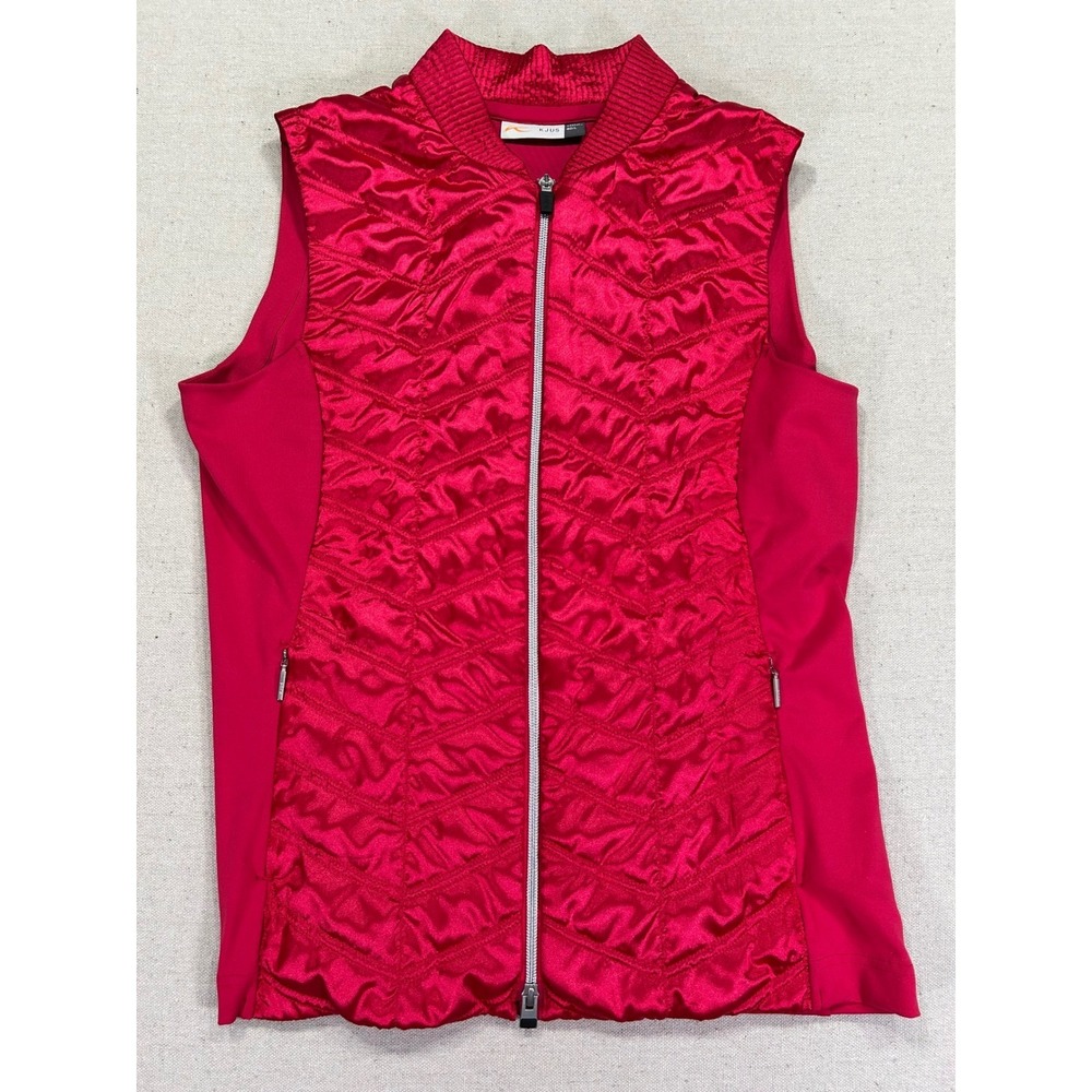 KJUS Women's Large Retention‎ Insulated Quilted Vest Golf Outdoor Ski Snowboard